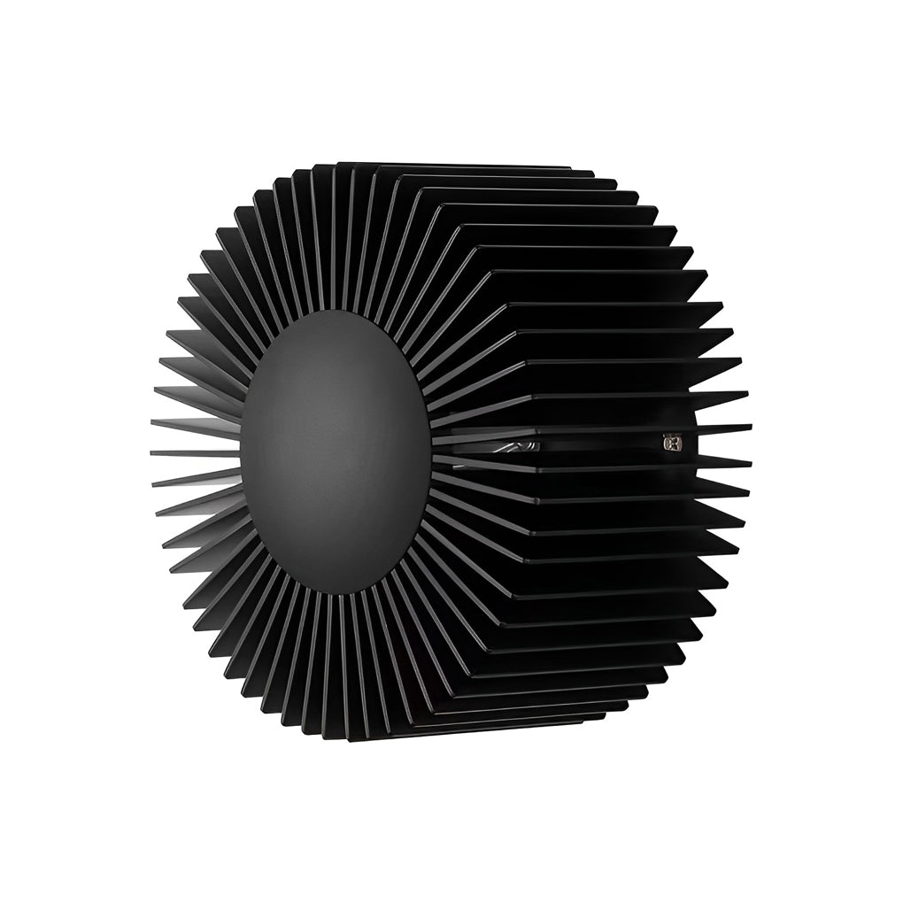 Sunflower LED Wall Sconce — Aluminum, 5W Hardwired, 3000K Warm White, 5.9" Diameter