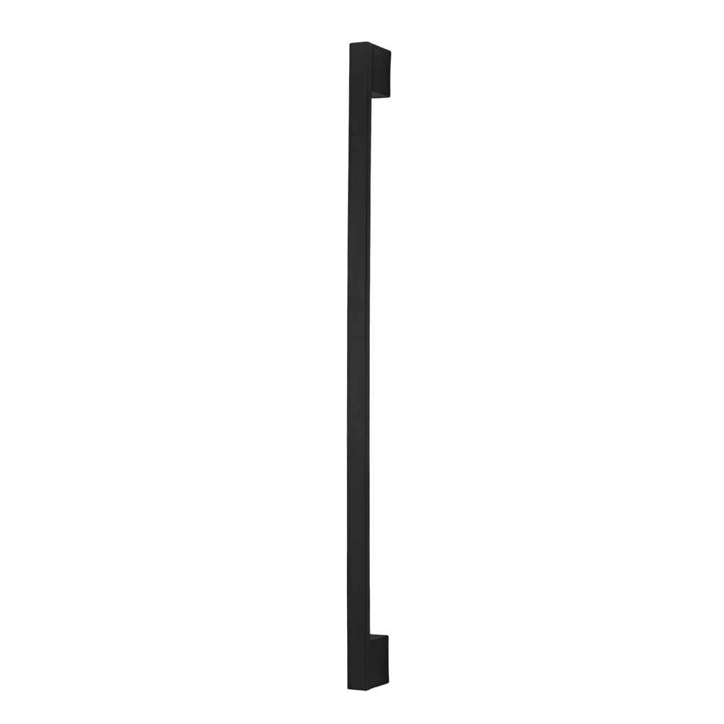 Postmodern Minimalist Strip Linear Wall Sconce — Black Iron, Three-Step Dimming LED, Horizontal or Vertical Mount