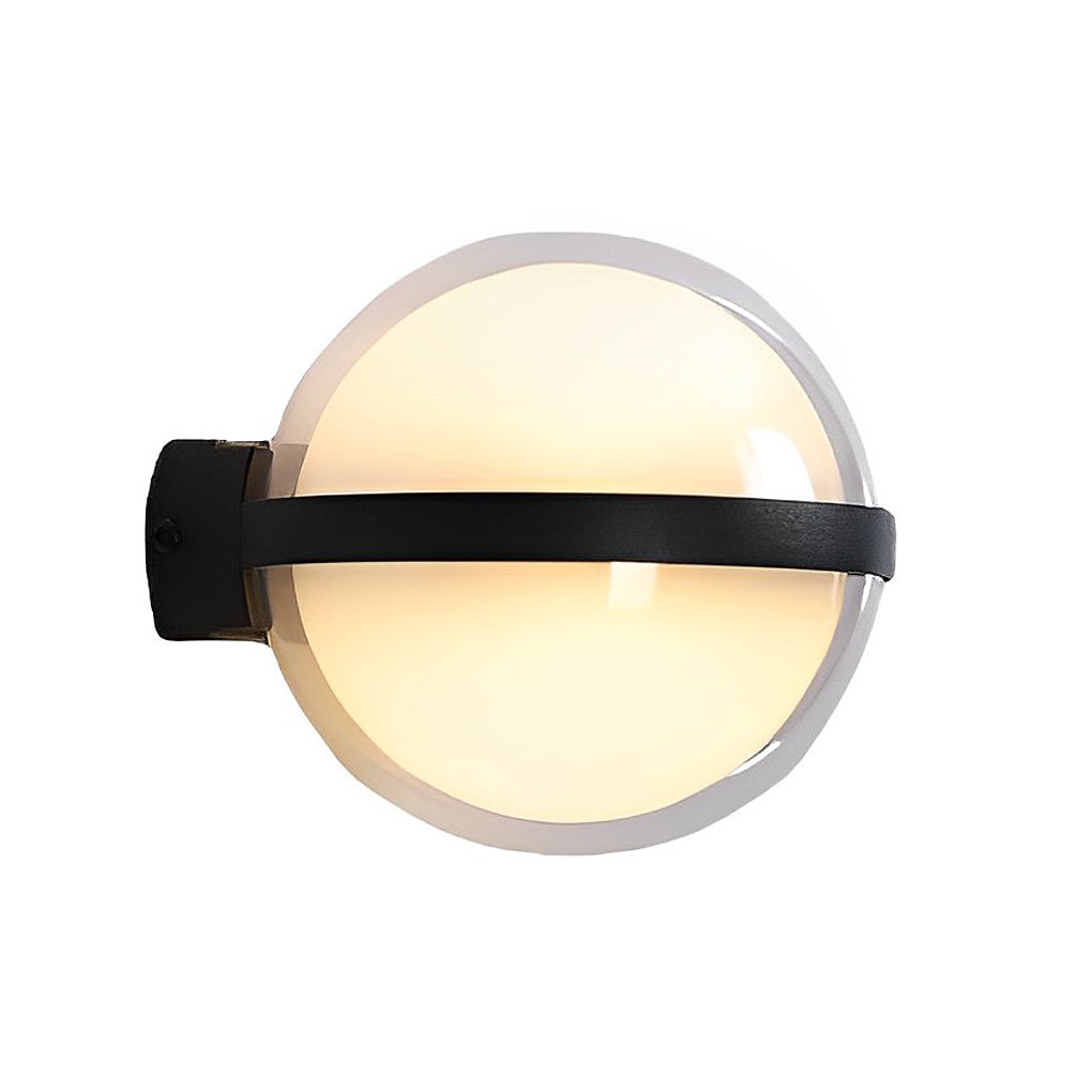 Round Up/Down Outdoor Wall Sconce — Iron and Acrylic, LED, 3-Color Temperatures, IP Weatherproof