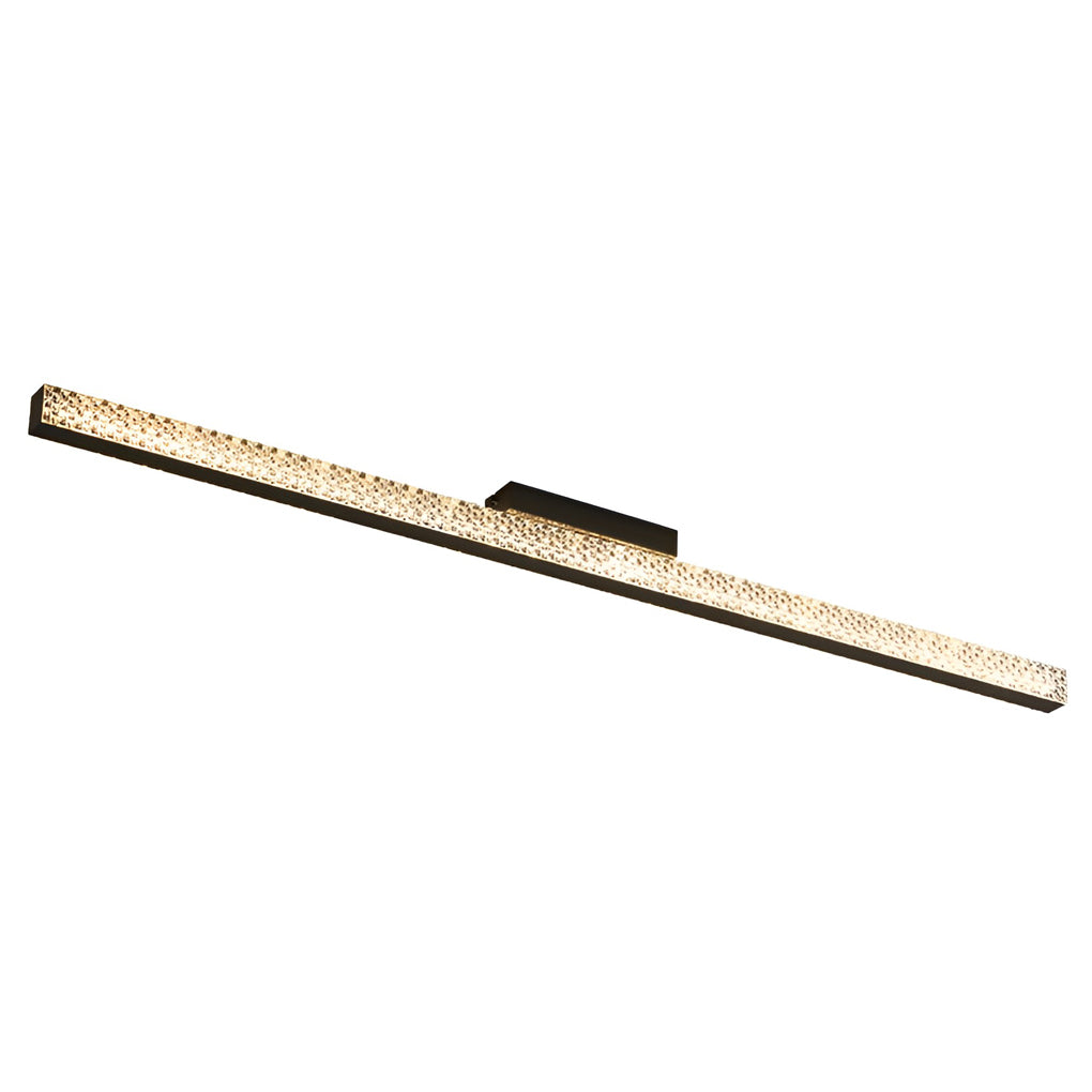 Sword Linear Wall Sconce — Acrylic, Iron, 41", 3-Step Dimming, Remote Control, Black / White / Gold