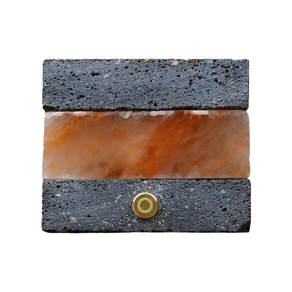 Mini Cordless Table Lamp in Volcanic Brick Design Luxe