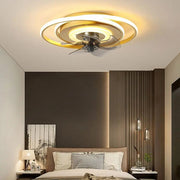 2-Ring Ceiling Fans for Kids with LED Light and Remote Control Luxe