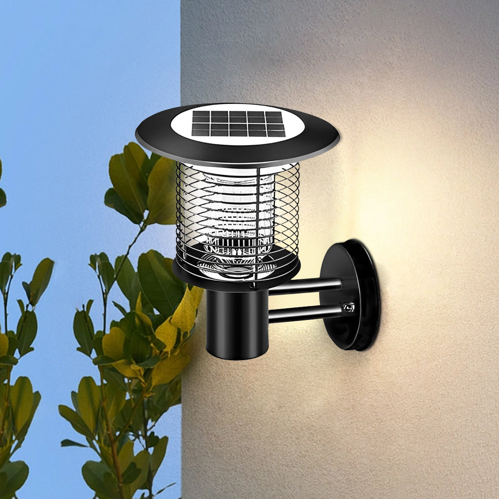 Solar & USB Mosquito Killer Garden Light — 304 Stainless Steel, UV LED, up to 1,076 sq ft Coverage