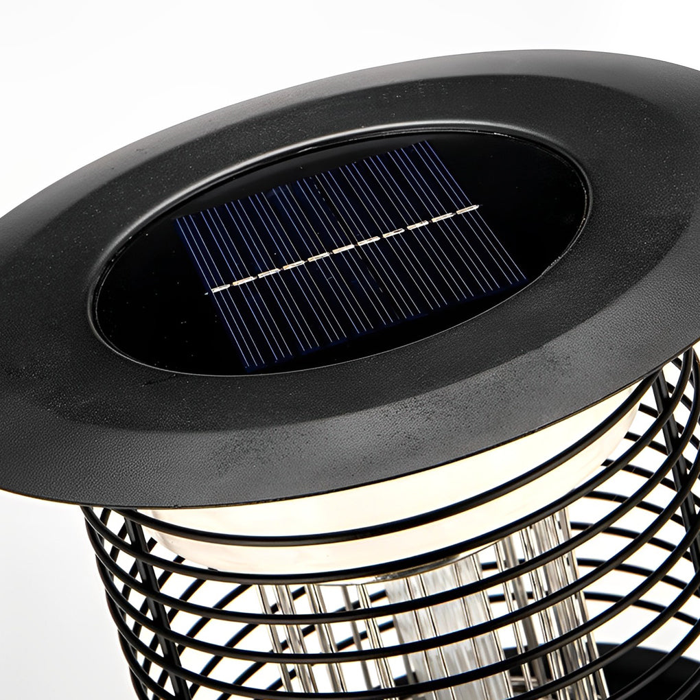 Solar & USB Mosquito Killer Garden Light — 304 Stainless Steel, UV LED, up to 1,076 sq ft Coverage