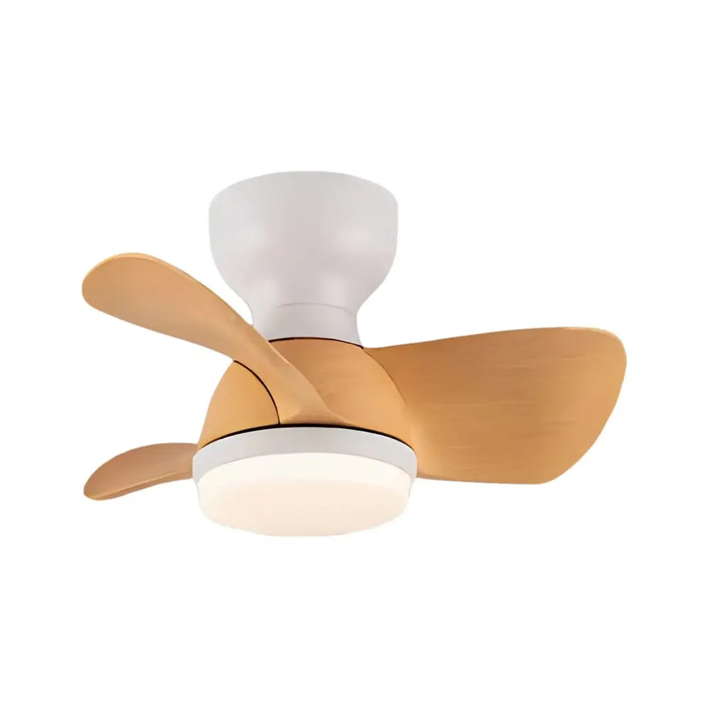 22''/31'' 3-Blade Space-Saving Ceiling Fan Light with 6-Speed Remote Control Luxe