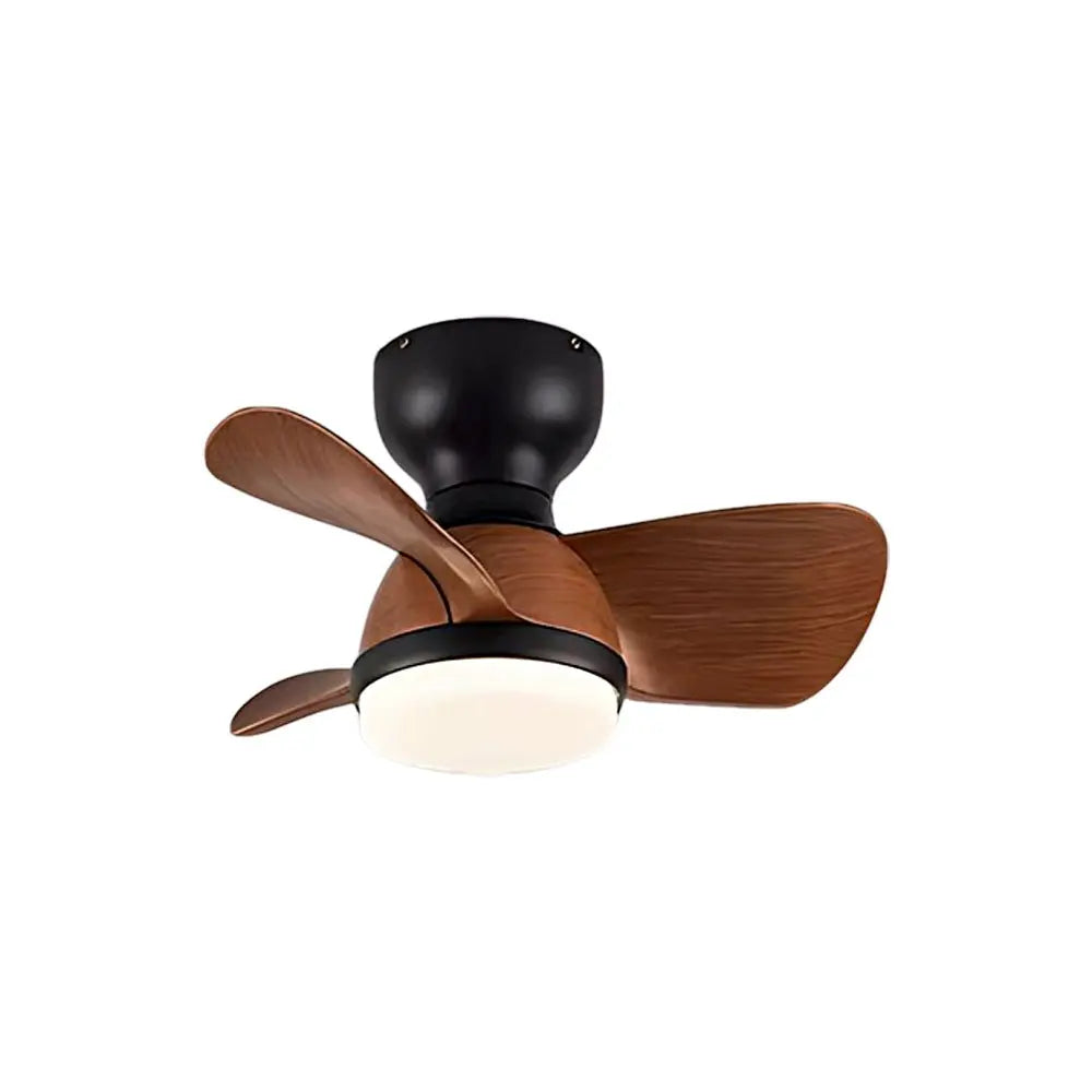22''/31'' 3-Blade Space-Saving Ceiling Fan Light with 6-Speed Remote Control Luxe