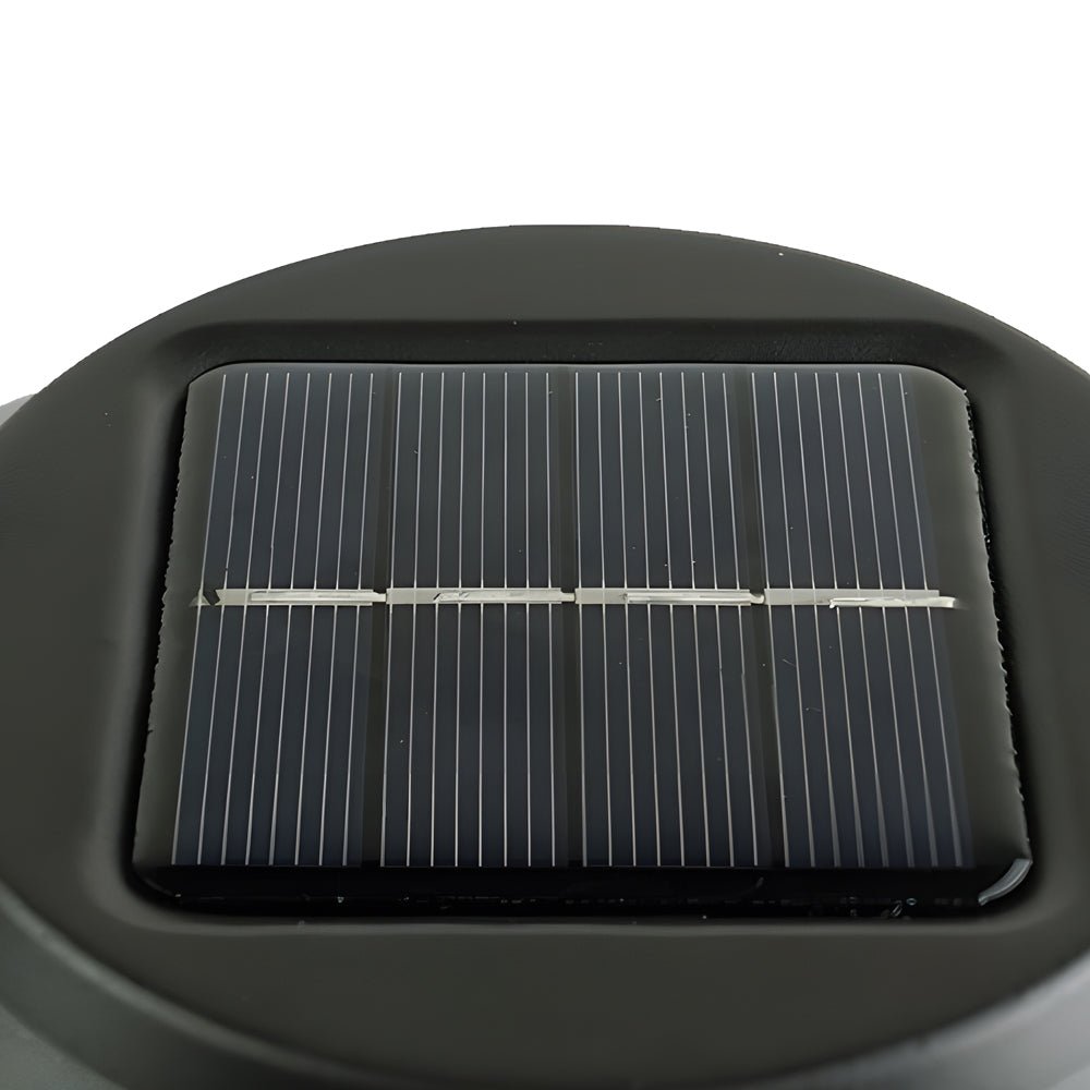 228 inch solar pathway lights featuring hat top and wire circled lampshade
