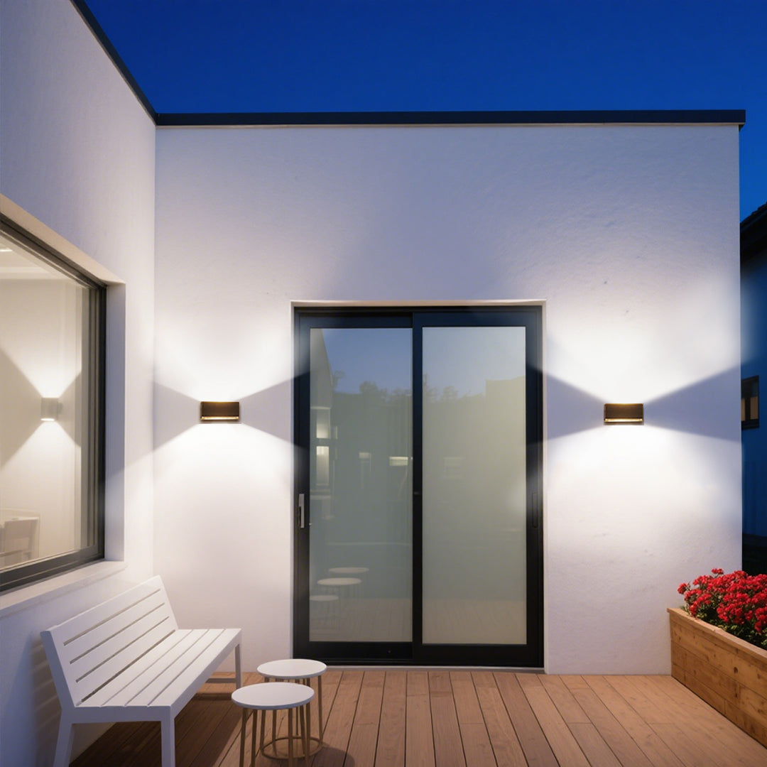 Minimalist Nordic Waterproof Outdoor Up and Down Wall Lights