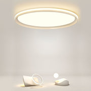 24 inch ultra thin round dimmable led flush mount ceiling lights modern design
