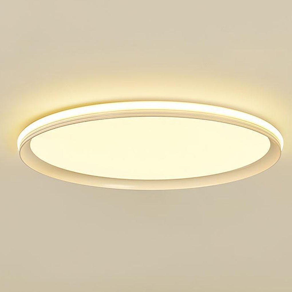 24 inch ultra thin round dimmable led flush mount ceiling lights modern design