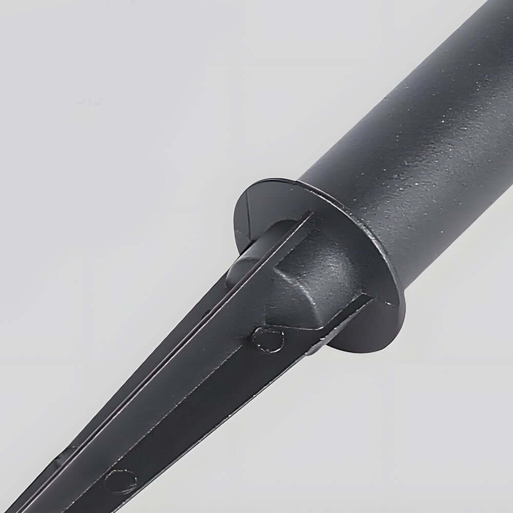 276 inch elegant black solar led pathway lights with a water ripple design