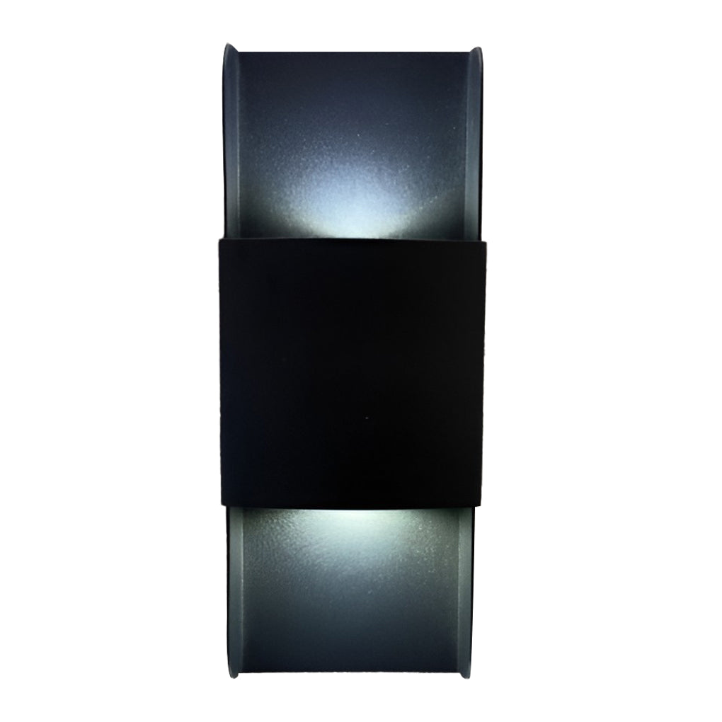Modern Waterproof Metal Outdoor Wall Lamps with LED Up and Down COB Lights