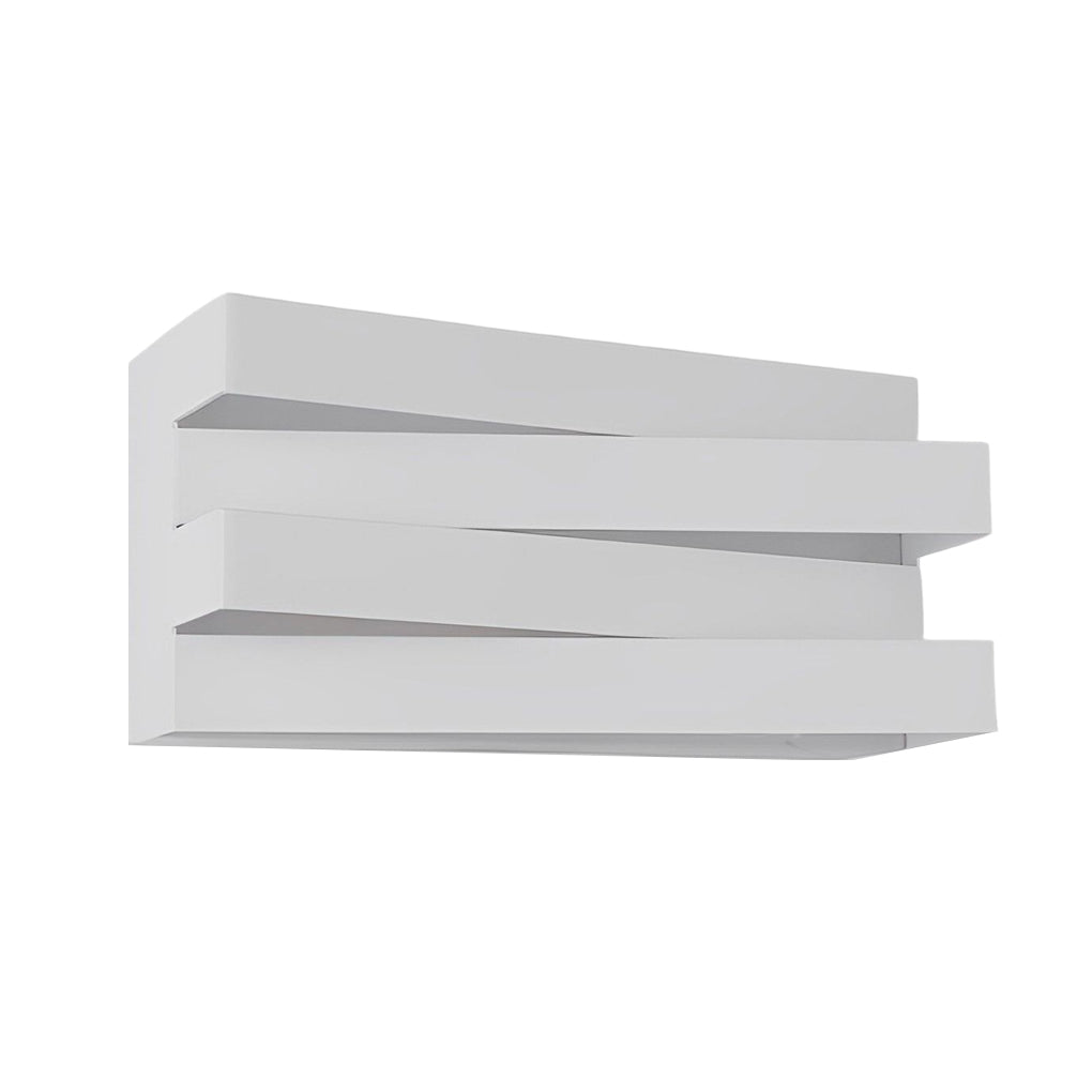 Minimalist Geometric LED Wall Sconce — Iron and Acrylic, 12W–18W, Warm White 3000K, 8" or 11"