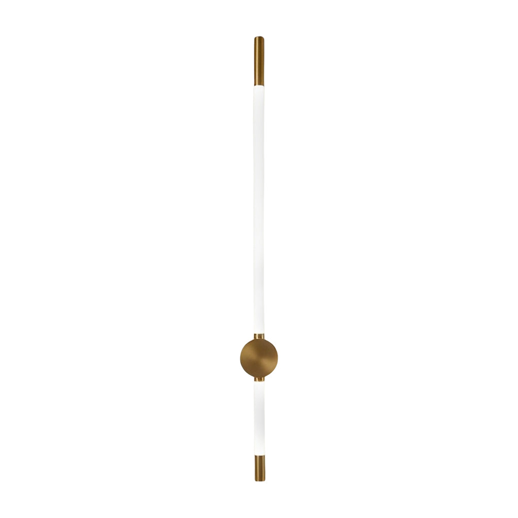 Minimalist Linear Wall Sconce — Iron and Acrylic, LED, 10W/17W/24W, 3000K/6000K, Vertical or Horizontal Mount