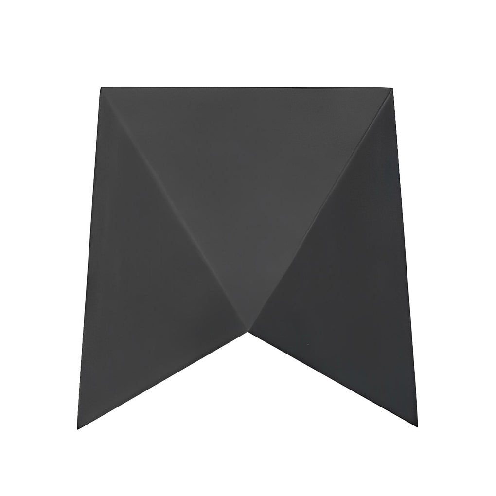 Geometric Down-Light Wall Sconce — Aluminum, 5W COB LED, Waterproof, Black or White