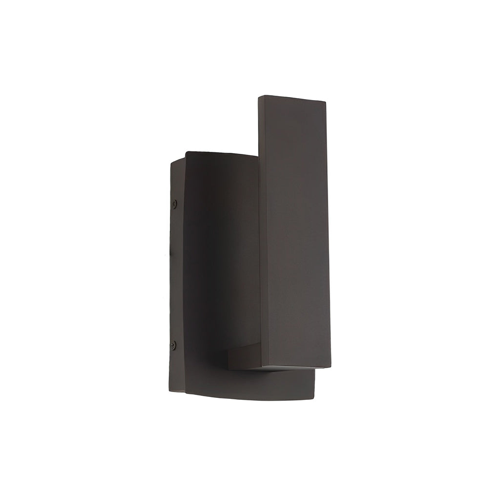 Minimalist Outdoor Wall Sconce — Matte Black Die-Cast Aluminum, LED 3000K, Waterproof