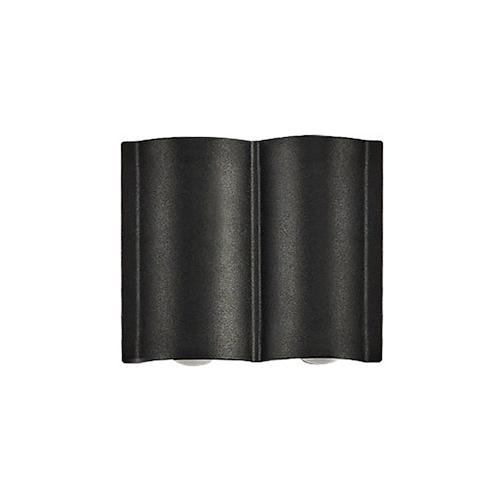 Modern Up/Down Wave Outdoor Wall Washer — Aluminum, LED, 2W–8W, 2- to 8-Light, IP Weatherproof