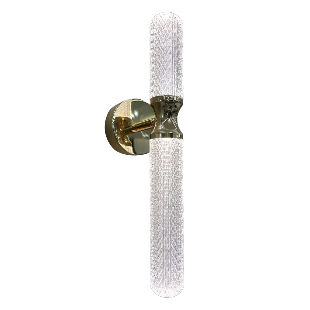 Modern Minimalist Up/Down Wall Sconce — Acrylic & Hardware, LED 8W, Three-Step Dimming, 3000K/4000K/6000K