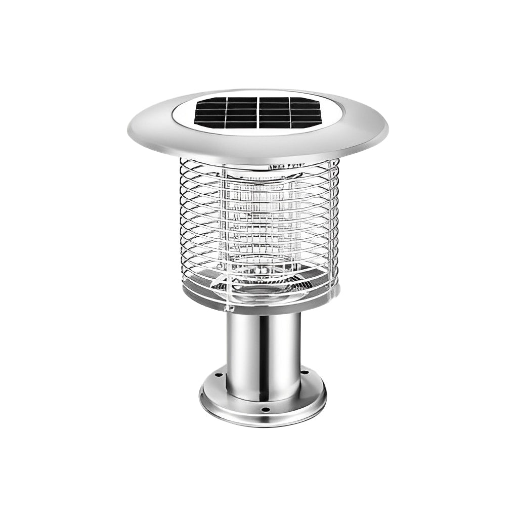 Solar & USB Mosquito Killer Garden Light — 304 Stainless Steel, UV LED, up to 1,076 sq ft Coverage