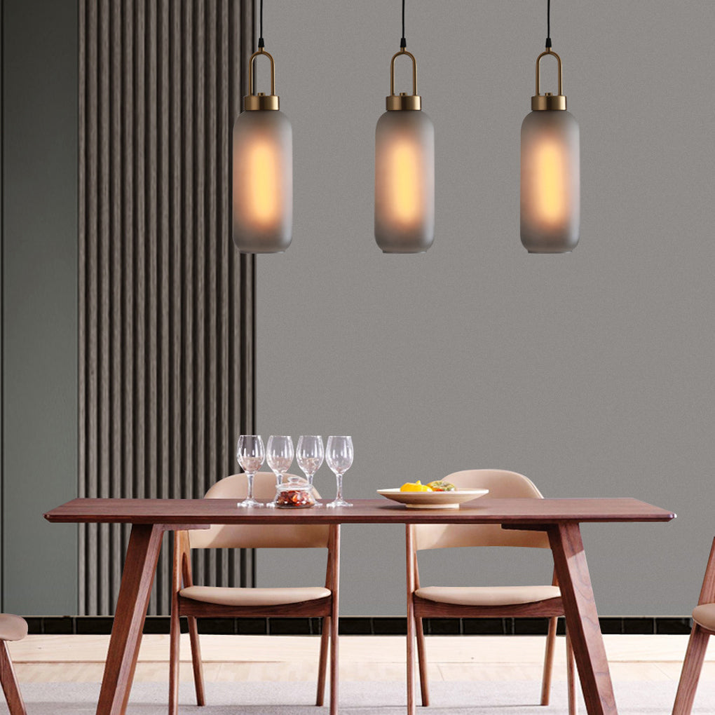 Industrial Semi-Globe Mini Pendant — Electroplated Metal, Frosted or Transparent Glass, E26/E27, 59" Adjustable Cord