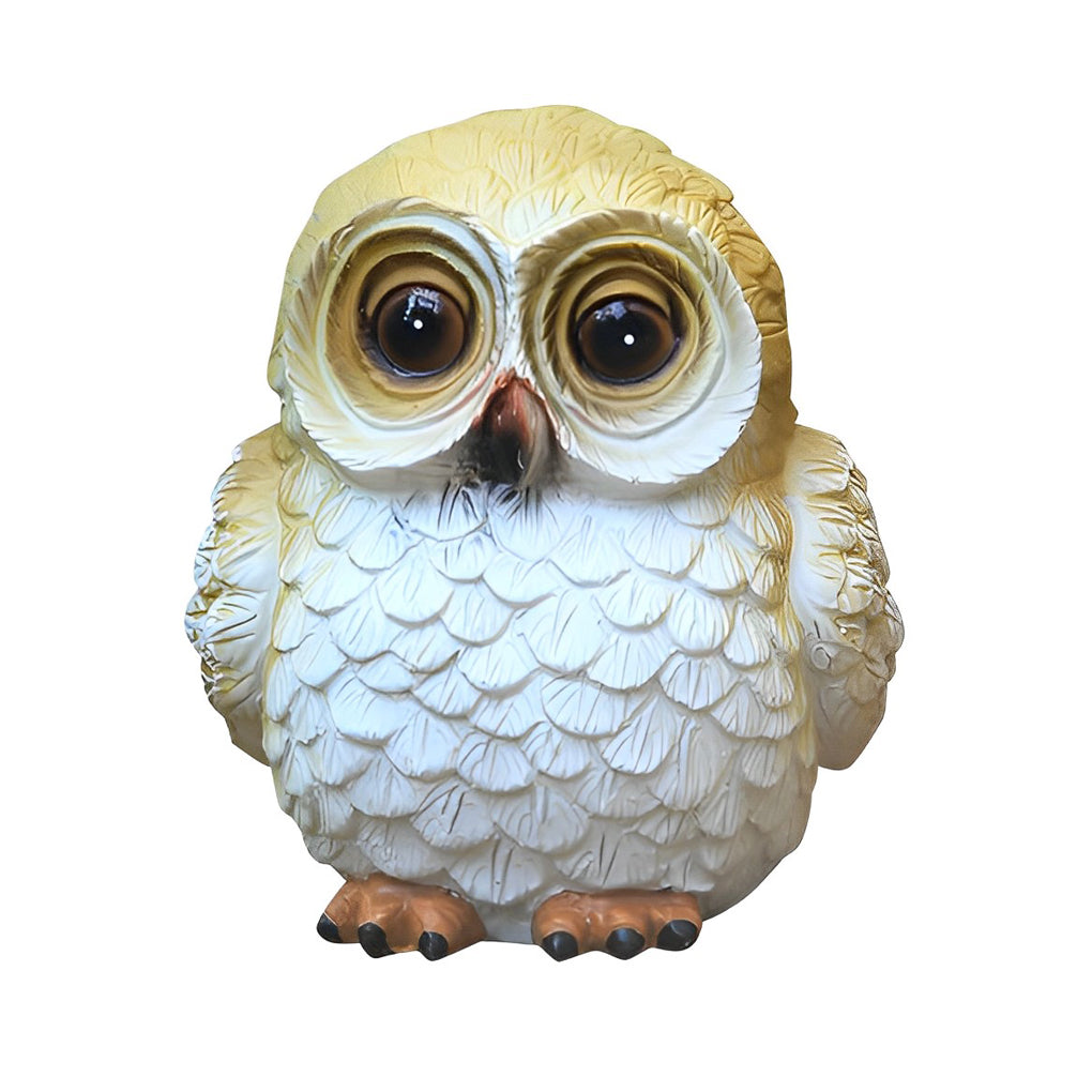Animal Figurine Solar Garden Light — Resin, LED, Light-Sensor, Dog / Rabbit / Snail / Owl