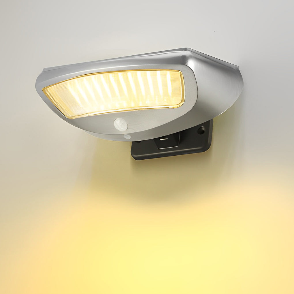 45° Adjustable Solar Outdoor Wall Sconce — IP65 Waterproof, Motion Sensor, 150° Detection, 4 Lighting Modes