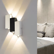 Modern Rectangular Up/Down Wall Washer Sconce — Aluminum, LED, 3000K / 6000K