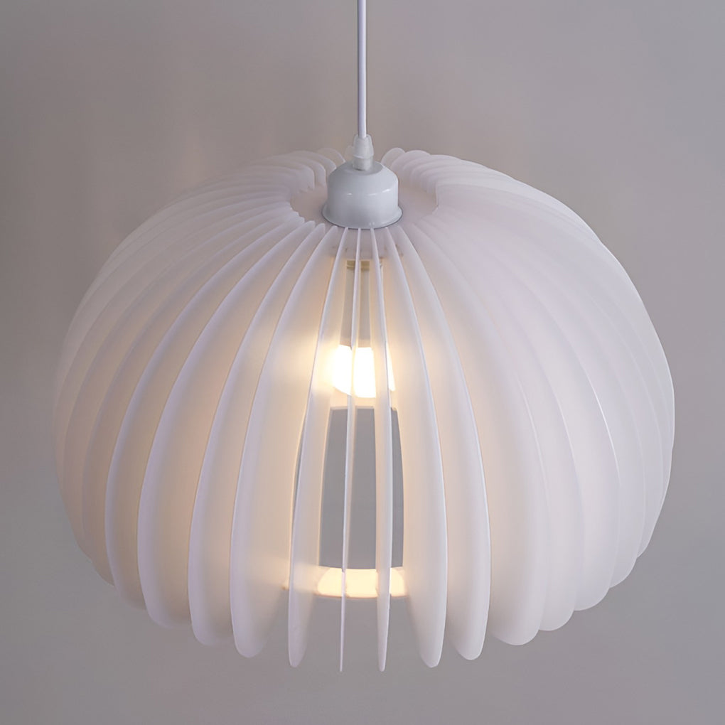 Lantern Pendant Light — Acrylic & Iron, White, 16W E27, 3-Step Dimming (3000K/4500K/6000K)