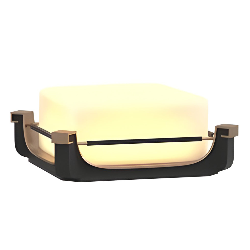Solar LED Outdoor Deck Post Light — Stainless Steel, IP65 Weatherproof, 3000K Warm White