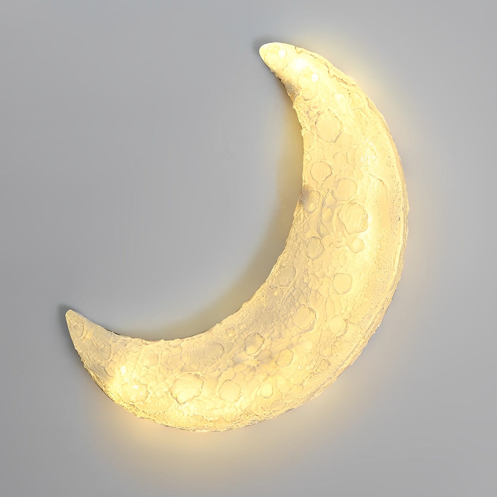 Moon Outdoor Wall Sconce — Resin, LED Warm White 3000K, Waterproof, 16" × 24"