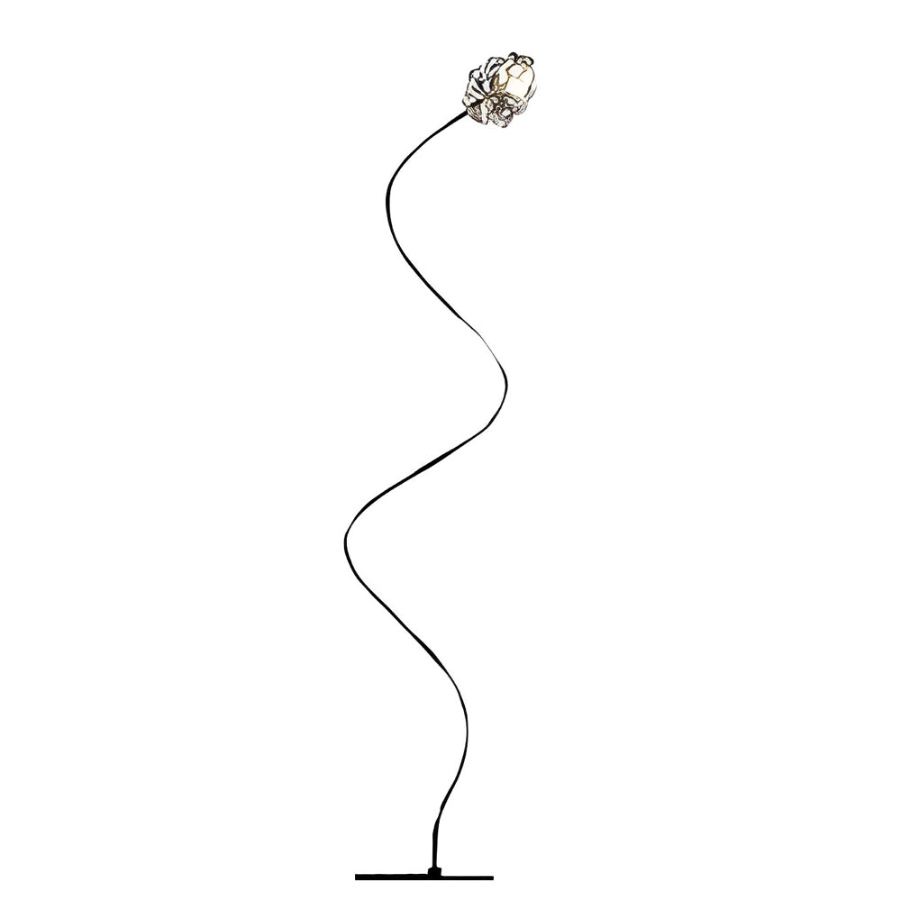 Flower Bud LED Lawn Light — Stainless Steel & Glass, Apple and Grape Designs, 10W, IP65, 24V Warm White (3000K)
