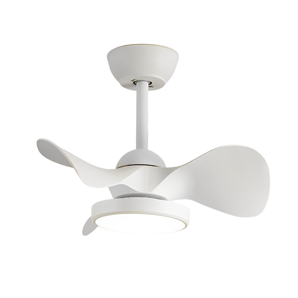3-Blade Ceiling Fan Light — ABS & PMMA, Dimmable LED, 6-Speed DC Motor, Remote Control, 21.7" Diameter