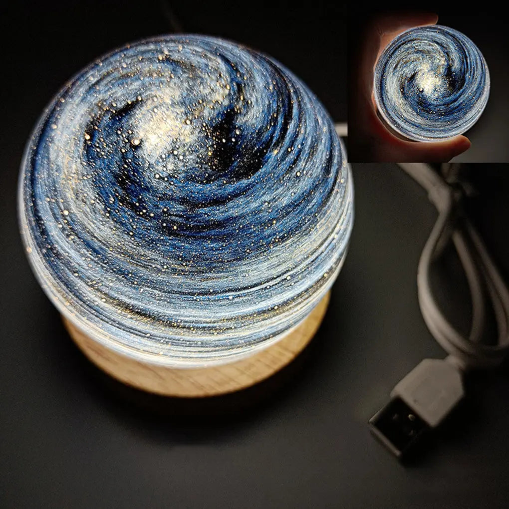 Starry Dreamy Galaxy Globe Lamp for Kids and Babies Luxe