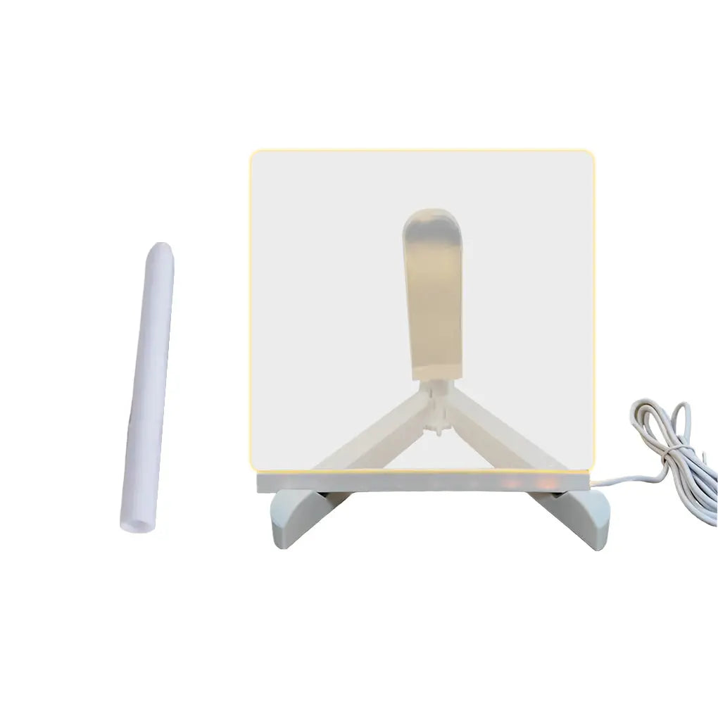 Colorful Writable LED Acrylic Message Board Table Lamp Luxe