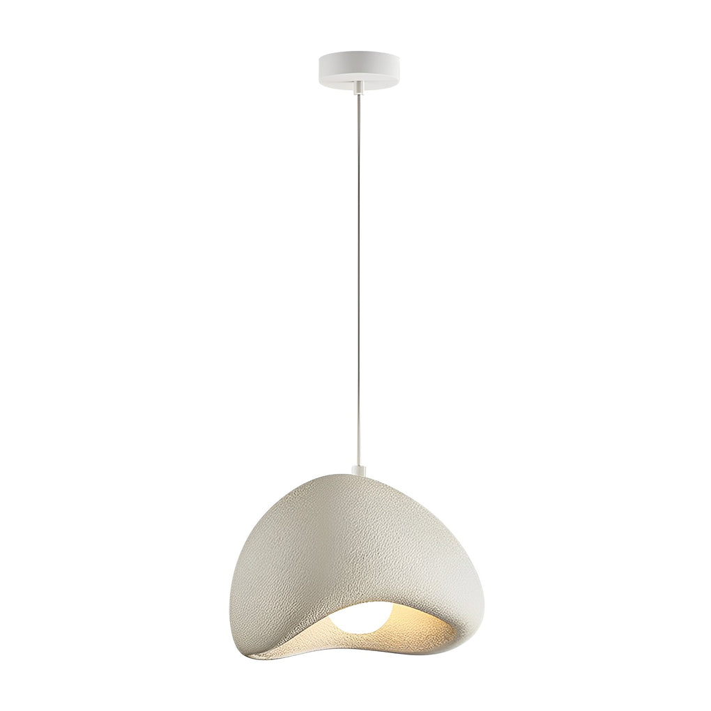 Cloud Donut Semicircle Chandelier — Hand-Molded Resin and Iron, E27, Warm White 3000K