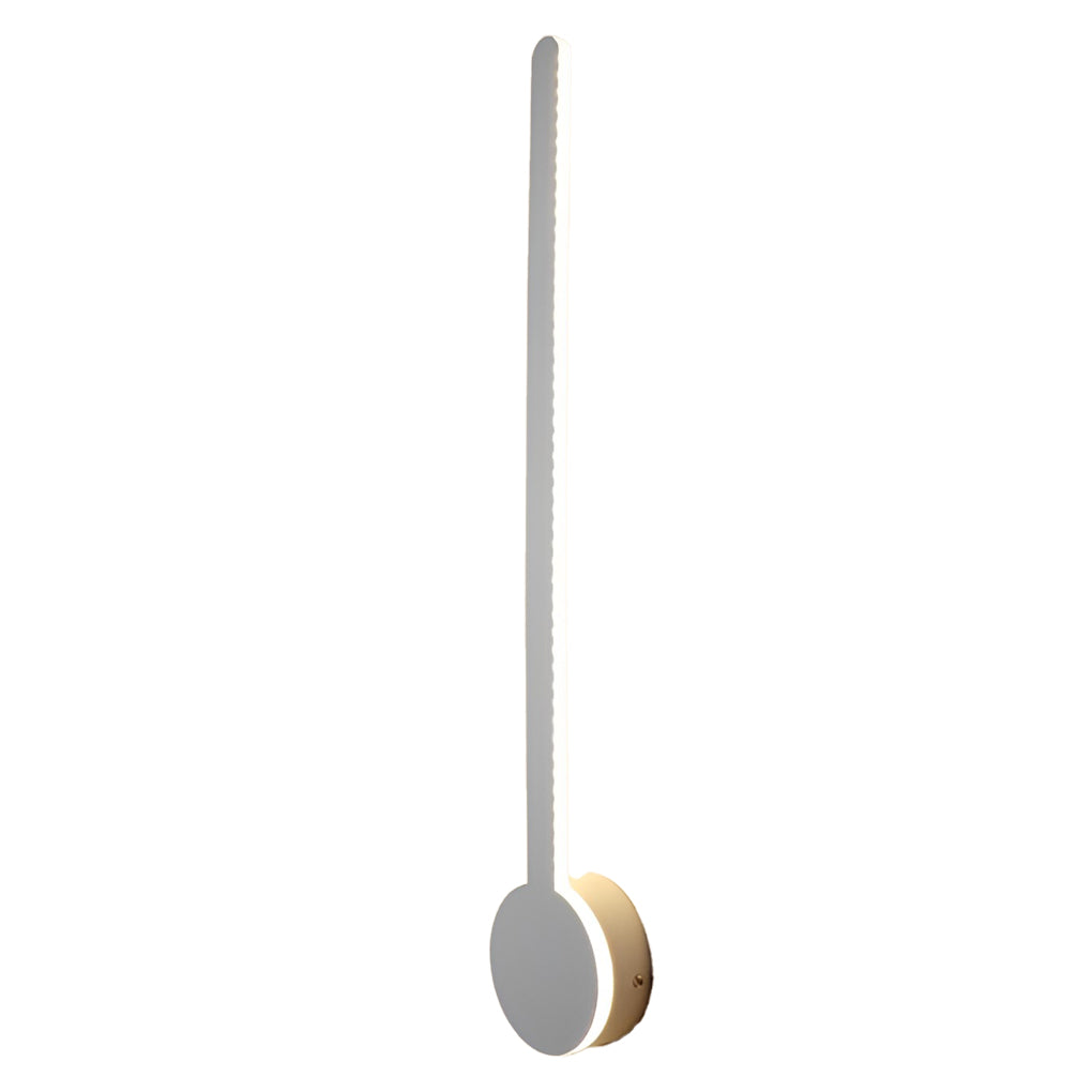 Linear LED Wall Sconce — Black, Gold, or White, Rust-Proof Hardware, 16"/24"/31"