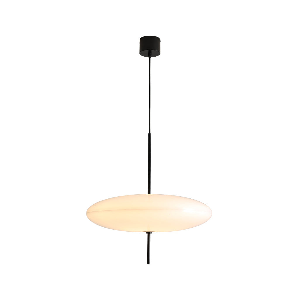 Round Acrylic Pendant Chandelier — Iron and Acrylic, E27 5W × 5-Light, 19.7" Diameter