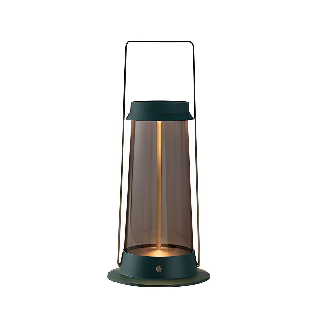 Rechargeable Portable LED Camping Lantern — USB 5V, Touch Dimming, IP55 Waterproof, 6000mAh, 4W, 6" × 14"