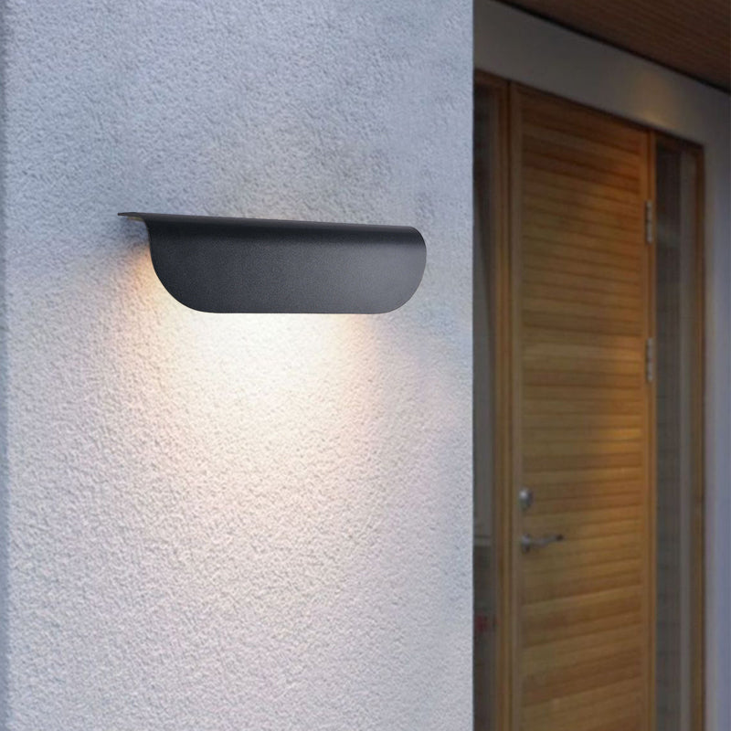 waterproof minimalist led wall light for garden balcony stair and aisle