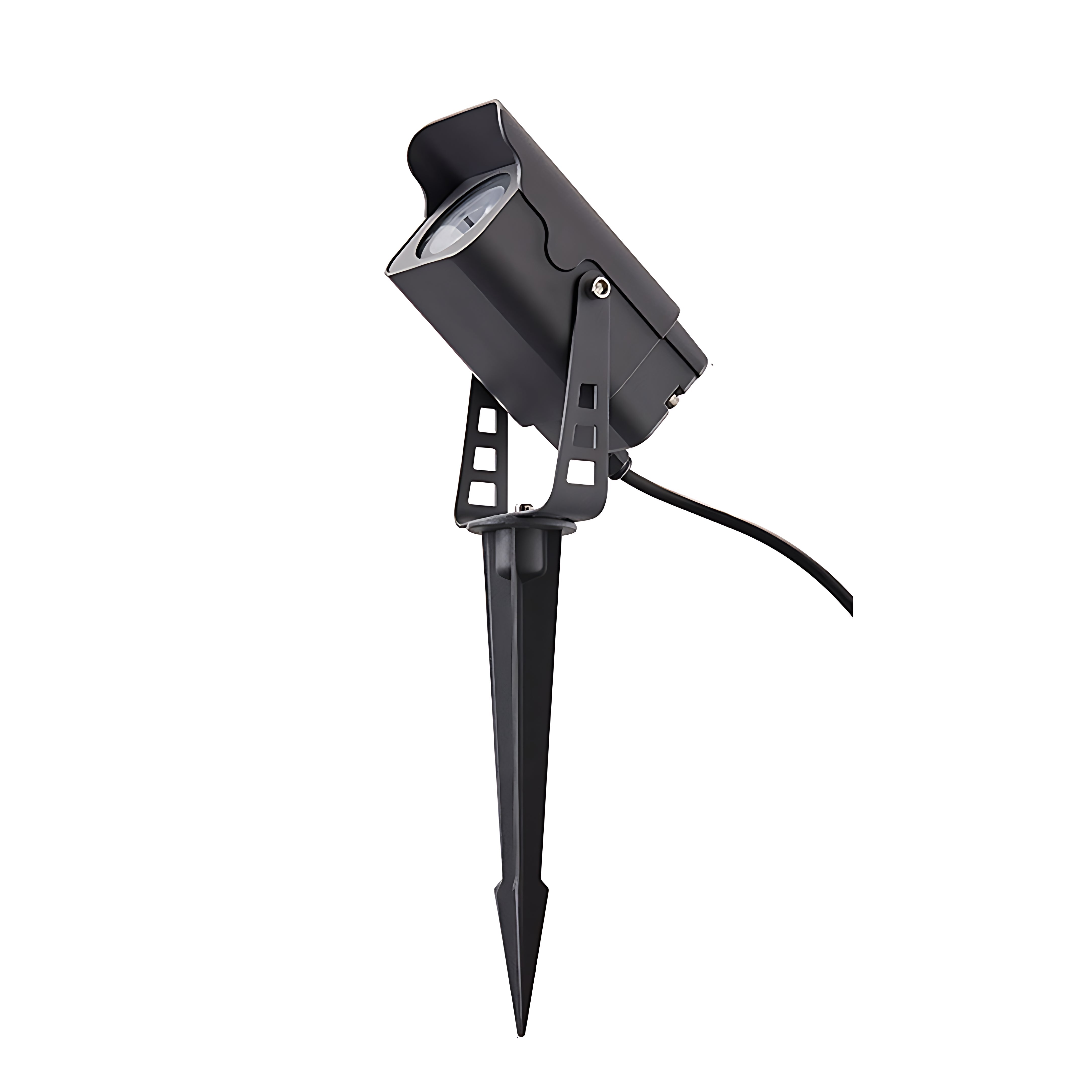 Modern Outdoor Garden Spotlight — Die-Cast Aluminum, 12W LED, 3000K, IP55, 90° Adjustable