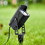 Modern Outdoor Garden Spotlight — Die-Cast Aluminum, 12W LED, 3000K, IP55, 90° Adjustable