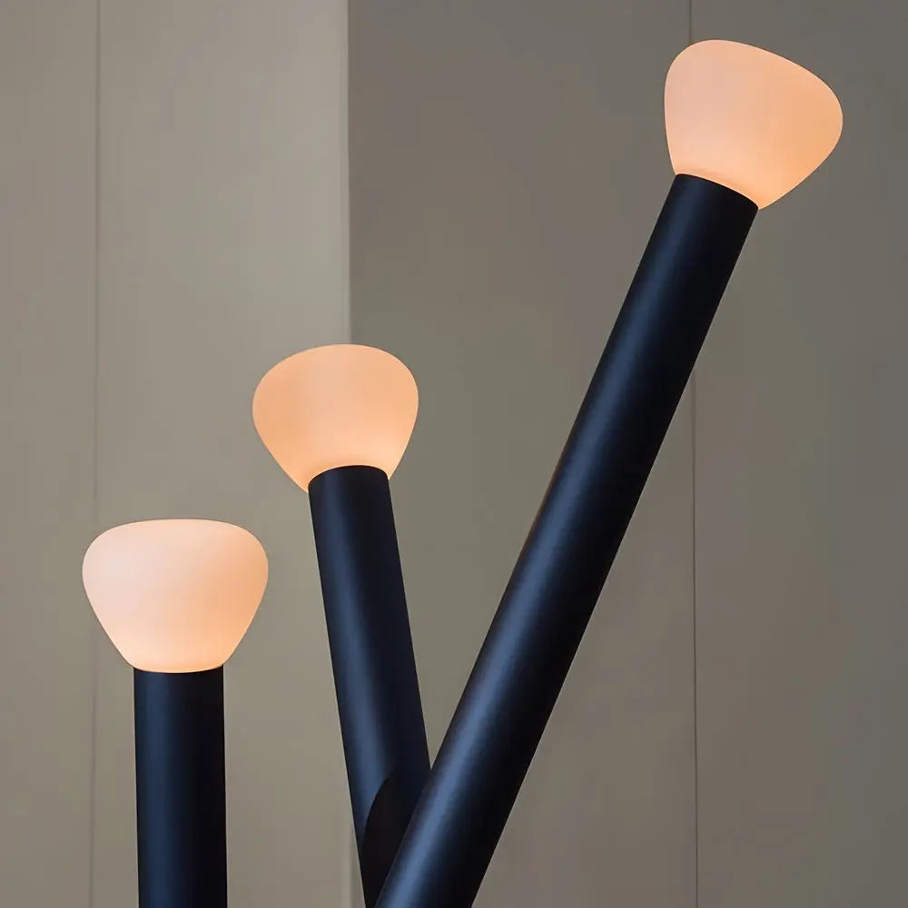 Modern Minimalist 3-Light Stick Floor Lamp Luxe