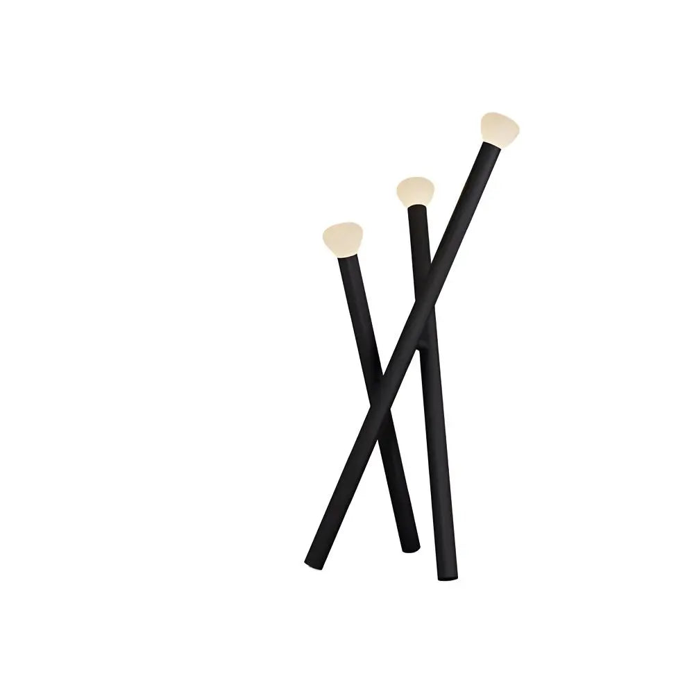 Modern Minimalist 3-Light Stick Floor Lamp Luxe