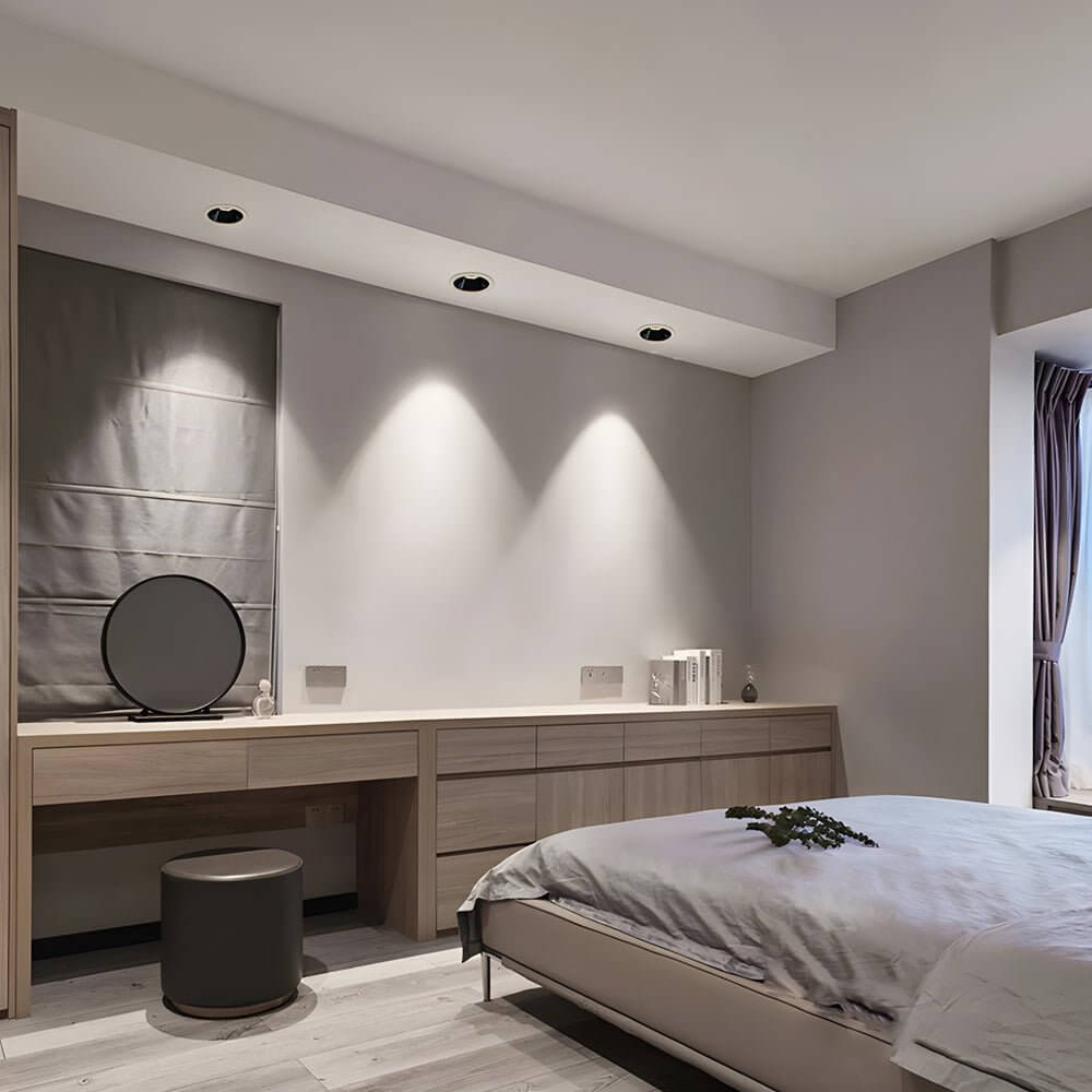 10W 3.2-Inch Regressed Round LED Ceiling Downlight