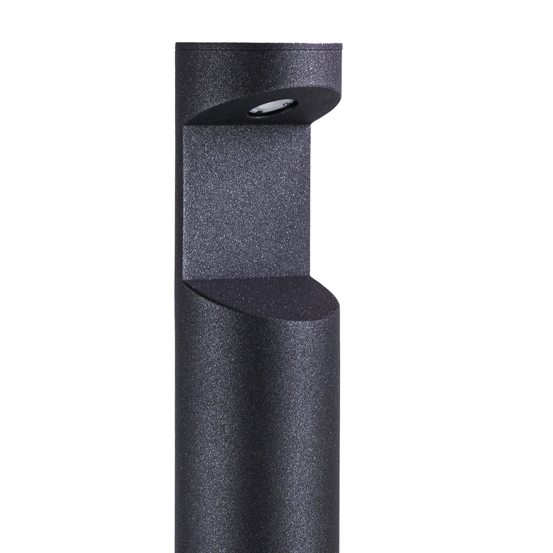 Minimalist One-Way Bollard Light — Die-Cast Aluminum, 8W CREE LED, 3000K, IP65, 30cm / 60cm / 80cm