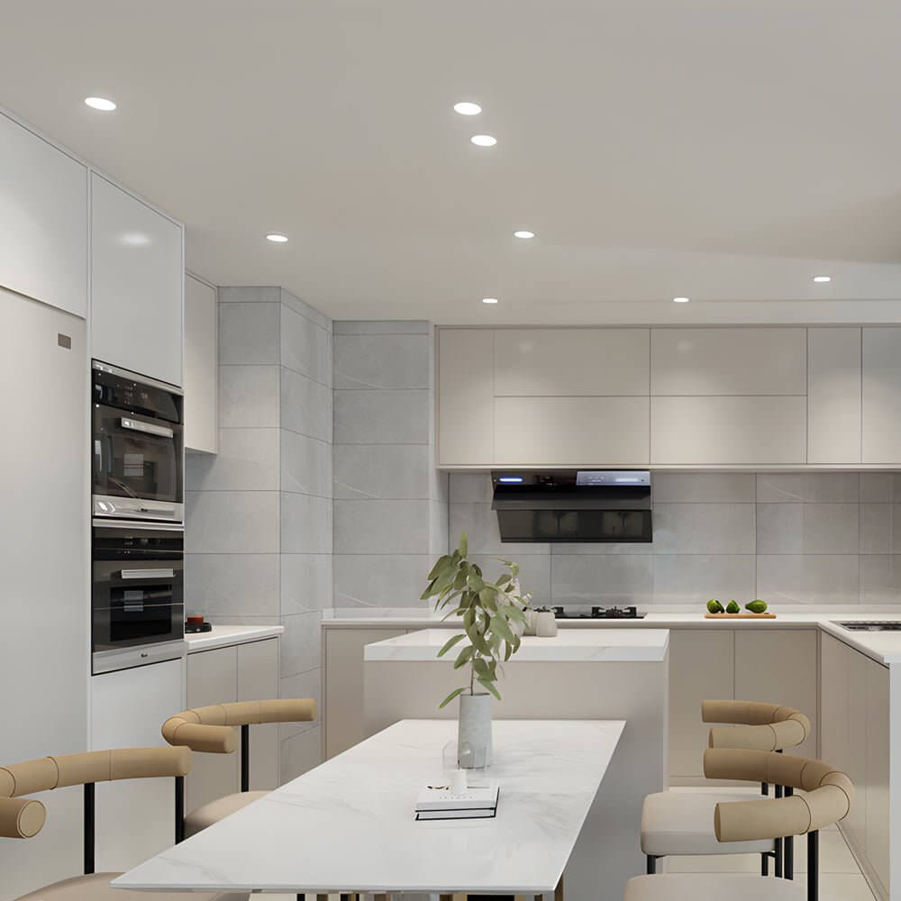 7W Adjustable 3.3-Inch Round Regressed Recessed Ceiling Downlight