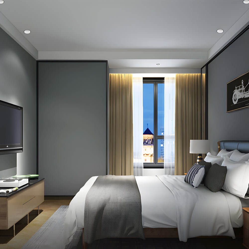 10W Slim Trim Recessed LED Ceiling Downlight - 3.3-Inch Round