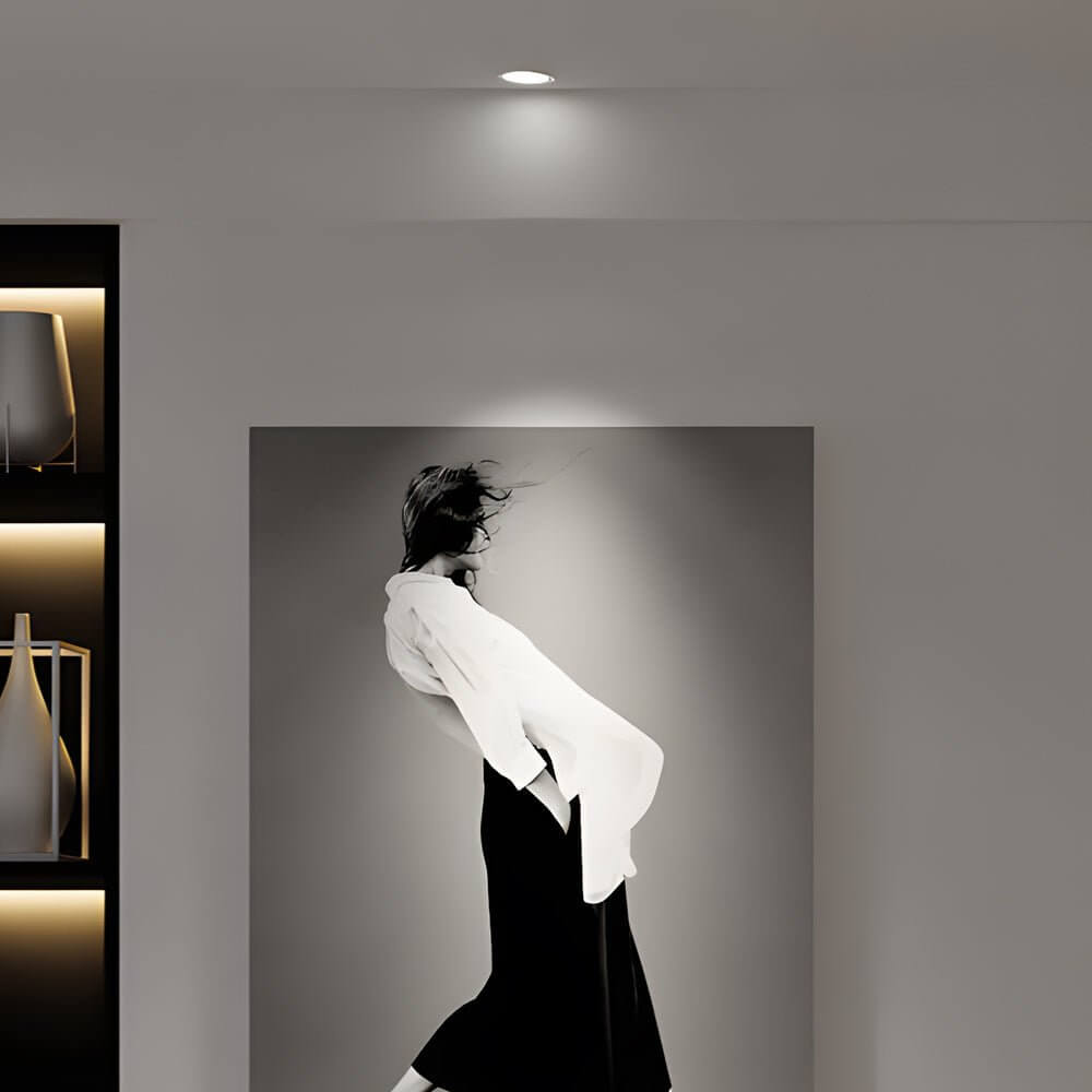 10W Slim Trim Recessed LED Ceiling Downlight - 3.3-Inch Round