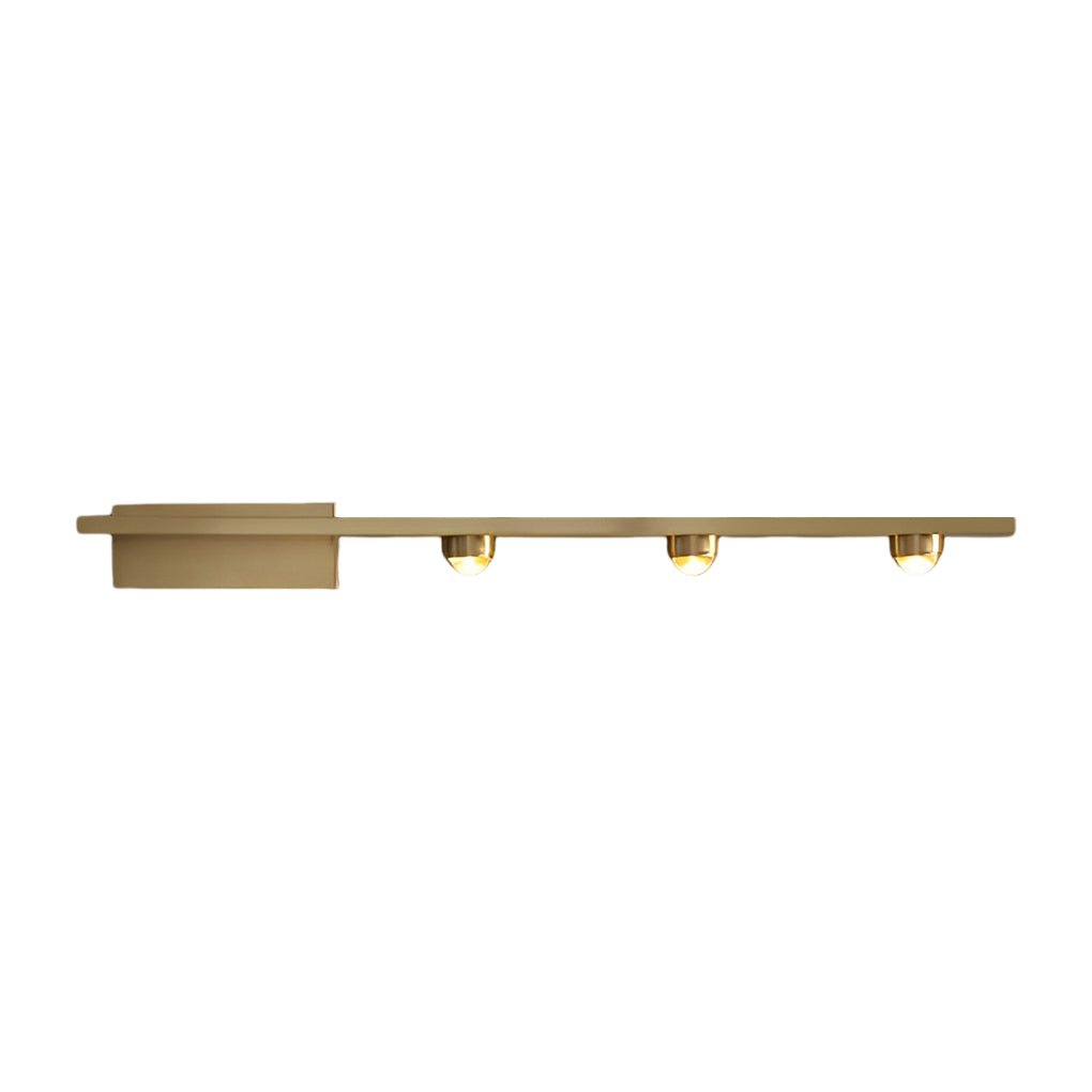 Linear LED Wall Washer Sconce — Copper and Glass, 3/4-Light, 9W/12W, 3000K Warm White