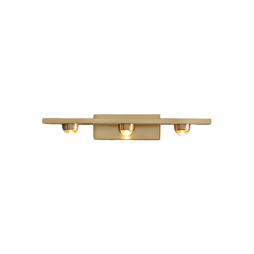 Linear LED Wall Washer Sconce — Copper and Glass, 3/4-Light, 9W/12W, 3000K Warm White